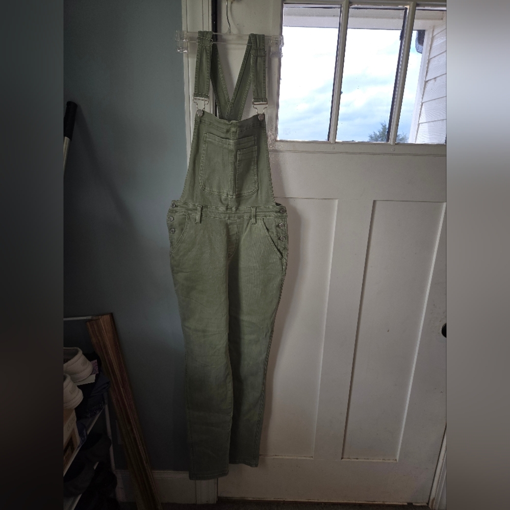 Judy Blue Olive Green Women's Overalls Size Large